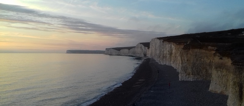 Looking west from Burling Gap